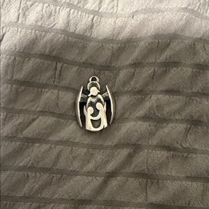 James Avery Silver Angel Family Charm Pendant